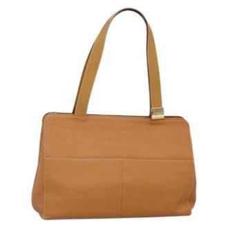 Burberry Pre-owned Handbags, female, Brown, Size: ONE SIZE Pre-owned Vintage Tote Bag