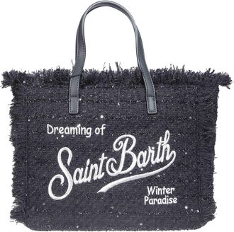 MC2 Saint Barth Colette Tweed N Textured Tweed Tote Bag