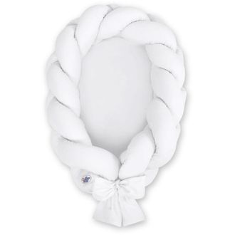 OEM Capullo Trenzado Para Beb&eacute; 2 En 1 - Blanco