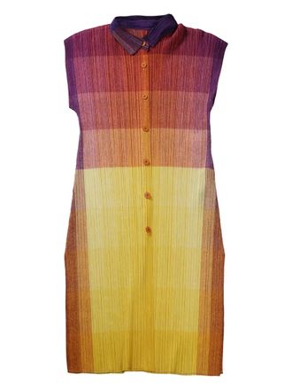 Pleats Please Issey Miyake Photon shirt - Geel