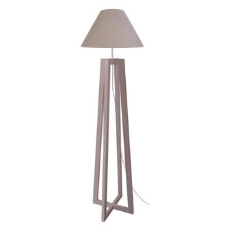 Tosel L&aacute;mpara de pie,Taupe a155xd 40xp40cm