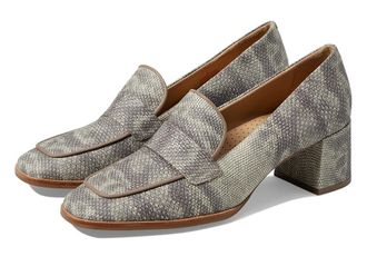 Marc Joseph New York Gardenia LN High Womens Heels Beige Lizard Embossed : 8.5 M, Leather