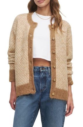 Favorite Daughter The Rio Alpaca Blend Cardigan in Wheat at Nordstrom, Size X-Small