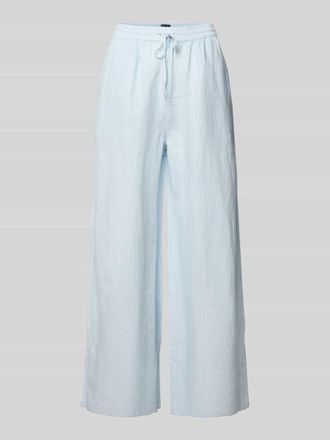 Tommy Jeans Weite Hose aus Leinen-Mix mit Tunnelzug in Hellblau, Gr&ouml;&szlig;e XL