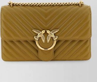 Pinko love bag one leather shoulder bag