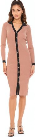 Alexia Admor Cordelia Dress in Camel at Nordstrom, Size Medium