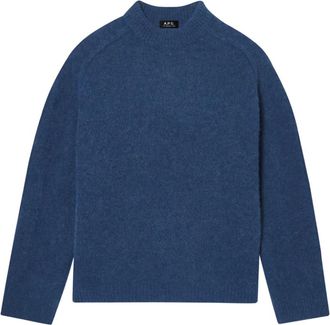 A.P.C. A.p.c., Uomo, Maglie, Blu, XL, new