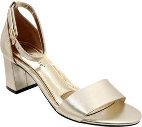 David Tate Timeless Ankle Strap Sandal in Platinum at Nordstrom Rack, Size 6.5