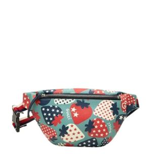 Gucci Pre-owned Vintage Belt Bag - Dames - Pre-owned - Blauw - Maat: ONE Size Leer