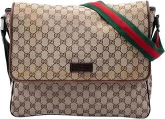 Gucci Borsa a tracolla in tela Pre-owned - - Pre-owned - Donna - Beige - ONE SIZE