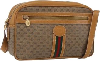 Gucci Pre-owned Plastic Cross Body Bag - Dames - Vintage Schoudertas - Beige - ONE Size - Vintage