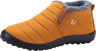 Generic Womens Snow Boots Waterproof Anti-Slip Ankle Booties Cold-Proof Casual Slippers Unisex Fashion Warm Boots Lightweight Walking Shoes Outdoor Footwear Y