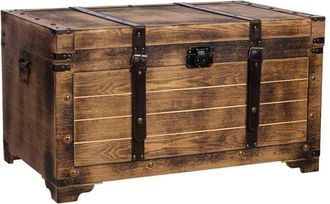 Wanderlust Deco Wanderlust Deco - Ba&uacute;l De Madera Marr&oacute;n 80x49x45.5