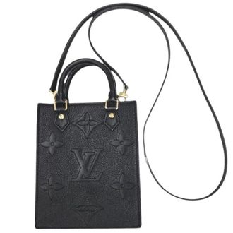 Louis Vuitton Pre-owned Mini Bags, female, Black, Size: ONE SIZE Pre-owned Monogram Empreinte Mini Shoulder Bag