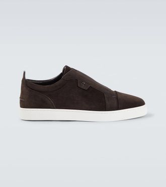 Christian Louboutin St Louis suede slip-on sneakers