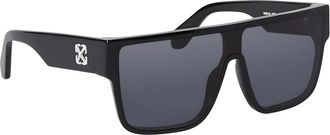 Off-white Grey Shield Unisex Sunglasses OERI108 1007 132