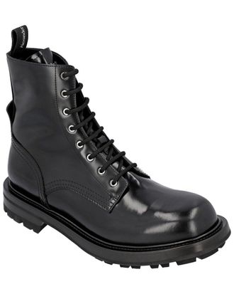 Alexander McQueen Alexander Mcqueen Worker Leather Boot