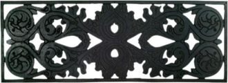 Imports Decor Decorative Rubber Stair Tread Mat - Anti-Slip Step Cover for Indoor Outdoor Stairs, Waterproof & Durable