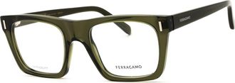 Ferragamo SF3029 320 Transparent Khaki 54mm