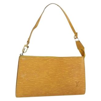 Louis Vuitton Pre-owned Mini Bags, female, Yellow, Size: ONE SIZE Pre-owned Mini Pouch