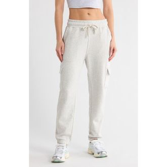 Fleece Factory Comfort Stretch Cargo Joggers in Heather Natural at Nordstrom Rack, Size X-Large