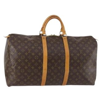 Louis Vuitton Pre-owned Weekend Bags, female, Brown, Size: ONE SIZE Pre-owned Weekend Bag