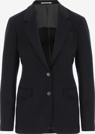 Tagliatore Black Single-Breasted Blazer