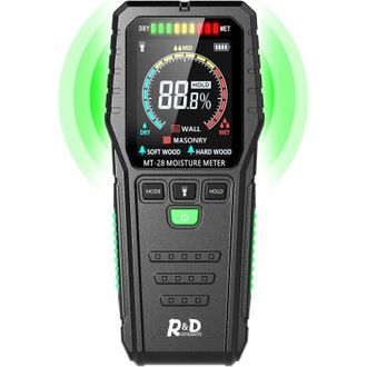 OEM Medidor De Humedad Digital Sin Contacto, Comprobador De Humedad De Madera No Invasivo, Detector De Fugas De Agua Para Paredes, Madera, Construcci&oacute;n Y 