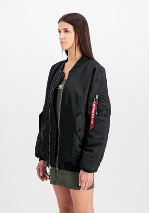 Alpha Industries Bomberjacke ALPHA INDUSTRIES MA-1 Core W, Damen, Gr. XS/S, schwarz, Obermaterial: 100% Nylon; Futter: 100% Nylon; F&uuml;llung: 100% Polyester, Jacken Bomb