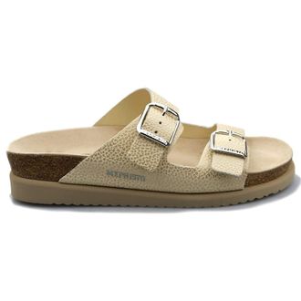 Mephisto Mephisto Harmony Leather Nubuck Womens Toe Post Sandals - Light Sand - Size:UK 3.5