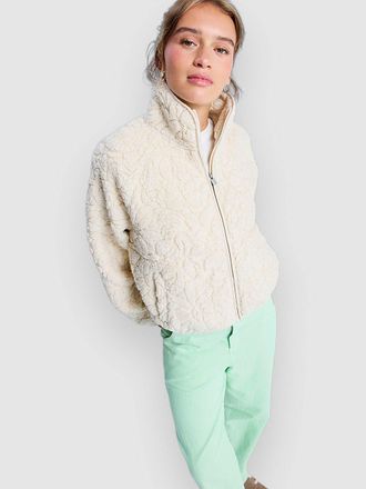 Roxy Blurry Cloud Fleecejacke weiss