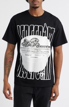 Icecream Diamond Cotton Graphic T-Shirt in Black at Nordstrom, Size Xx-Large