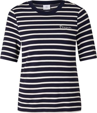Bogner T-shirt Rachel for women - Navy blue/off-white - 34