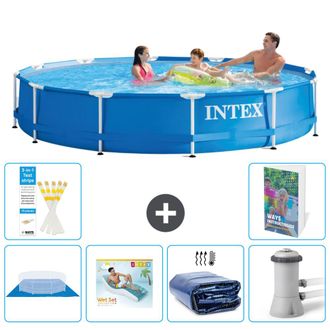 Intex Piscina Con Estructura Redonda - 366x76 Cm - 7-piezas S171