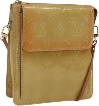 Louis Vuitton Pre-owned Vintage Cross Body Bag - Dames - Vintage Schoudertas - Beige - ONE Size - Leer - Vintage