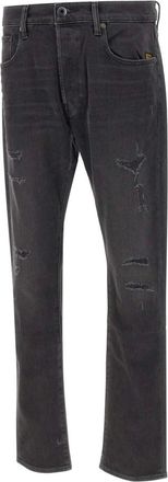 G-Star Straight Fit Jeans, male, Black, W35 L32, 3301 Slim Jeans