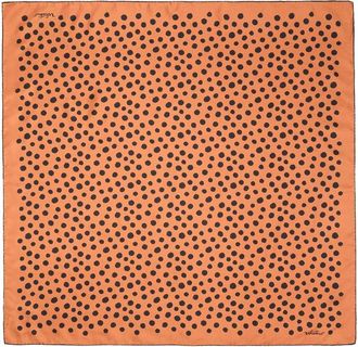 Valentino Garavani Dalmatian Polka-dot Silk Scarf