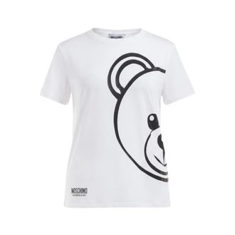 Moschino Dames, Tops, Wit, Maat: S Katoen