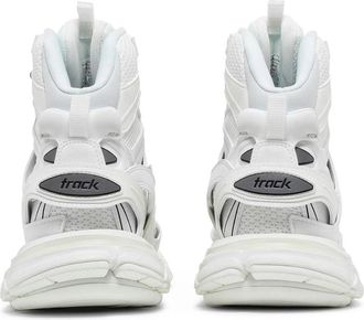 Balenciaga Mens Track Hike High-Top Sneakers White Shoes