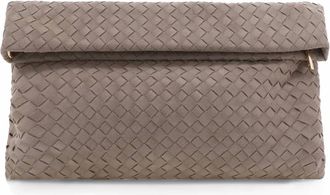 Billini Womens Alicia Clutch Bag In Oat Suede