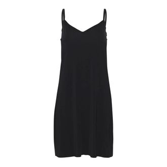 Saint Tropez Zwarte Strap Jurk - NenaSZ - Dames - Jurken - Zwart - Maat: XS