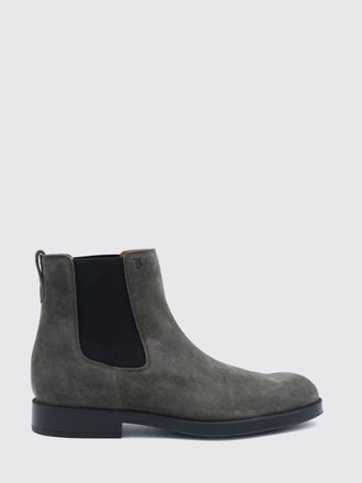 Tod's Suede Chelsea Boots with T Timeless Logo