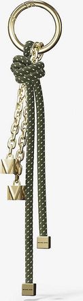 Michael Kors Gold-Tone and Speckled Cord Bag Charm