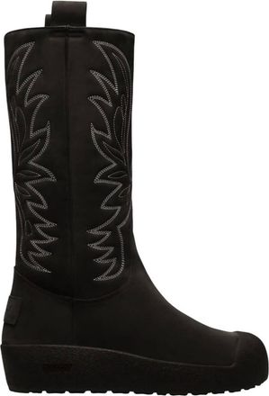 Bally Womens Montana Leather Knee-High Boots In Black