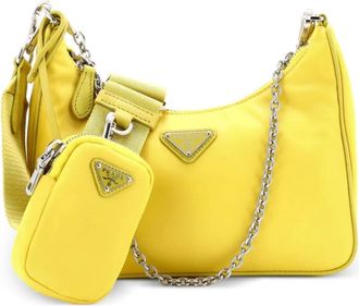 Prada Re-Edition 2005 Shoulder Bag Tessuto Small crossbody bag - Giallo