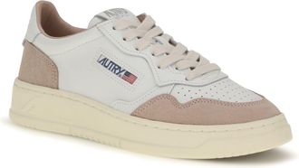 Autry Womens Medalist Low Leather Sneakers Wht-Phard Wht/phard