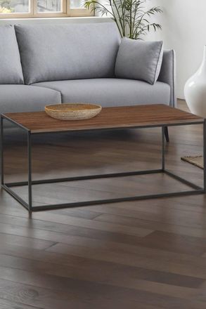 Julian Bowen Tribeca Rectangular Coffee Table in Walnut