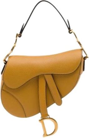 Dior Pre-owned Saddle bag - Dames - Vintage Schoudertas - Bruin - ONE Size - Leer - Vintage