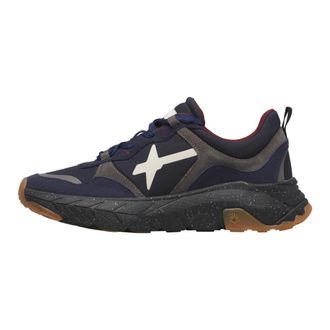 W6YZ W6Yz, Heren, Schoenen, Blauw, Maat: 43 EU Leer