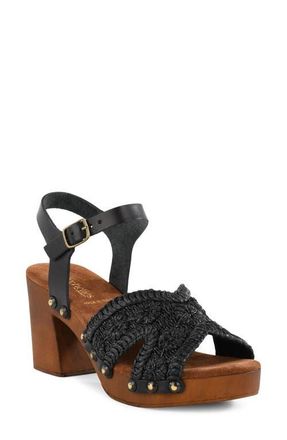 Seychelles Ravenna Ankle Strap Platform Sandal in Black at Nordstrom, Size 9.5